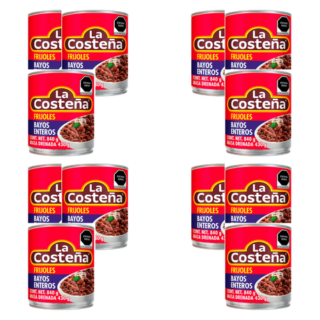 Frijoles La Costeña Bayos Enteros - Diferentes Presentaciones