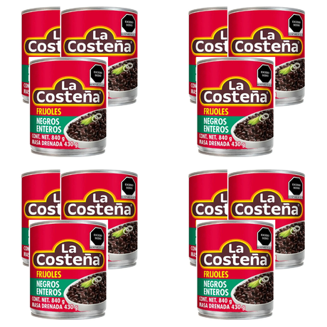 Frijoles La Costeña Negros Enteros - Diferentes Presentaciones