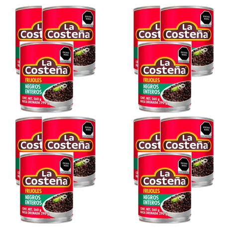 Frijoles La Costeña Negros Enteros - Diferentes Presentaciones