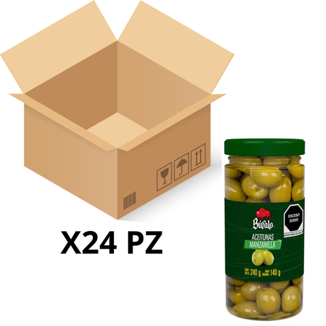 Aceitunas búfalo Manzanilla - Diferentes Presentaciones