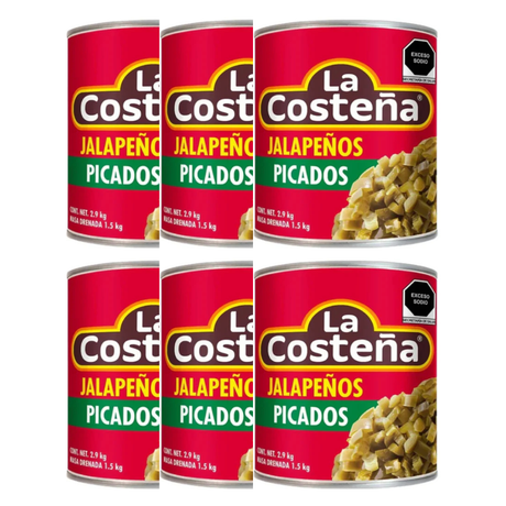 Chiles jalapeños picados en lata La Costeña - Diferentes Presentaciones