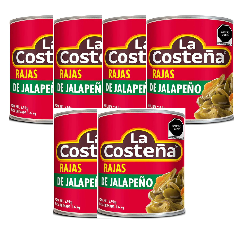 Chiles en rajas en lata La Costeña - Diferentes Presentaciones