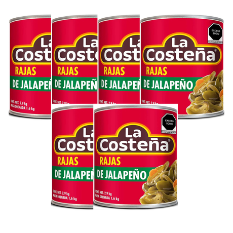 Chiles en rajas en lata La Costeña - Diferentes Presentaciones