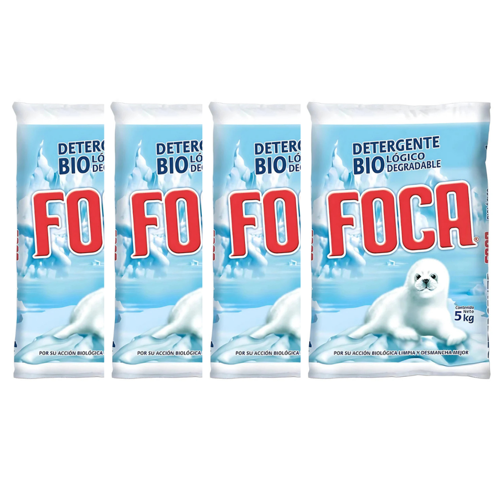 DETERGENTE FOCA EN POLVO 4/5KG CJ