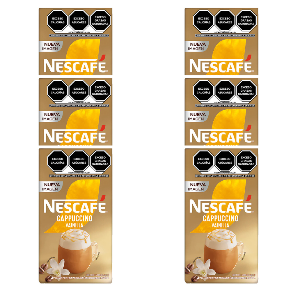 NESCAFE CAPPUCCINO VAINILLA 6/6/22GR CJ