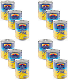 Caja de 12 Piezas de 800GR c/u de Rebanadas Piña Almibar Clemente Jacques
