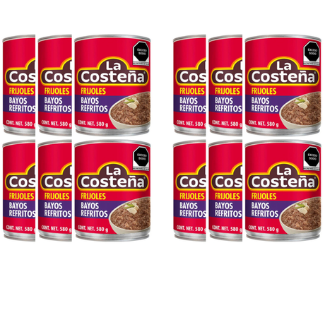 Frijoles La Costeña Bayos Refritos - Diferentes Presentaciones