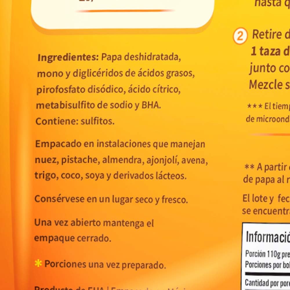 PURE DE PAPA VERDE VALLE 2KG