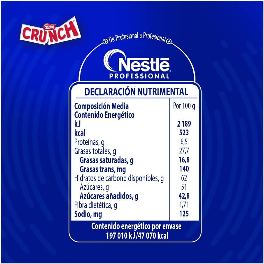 CHOCOLATE CRUNCH TROZO 9KG CJ