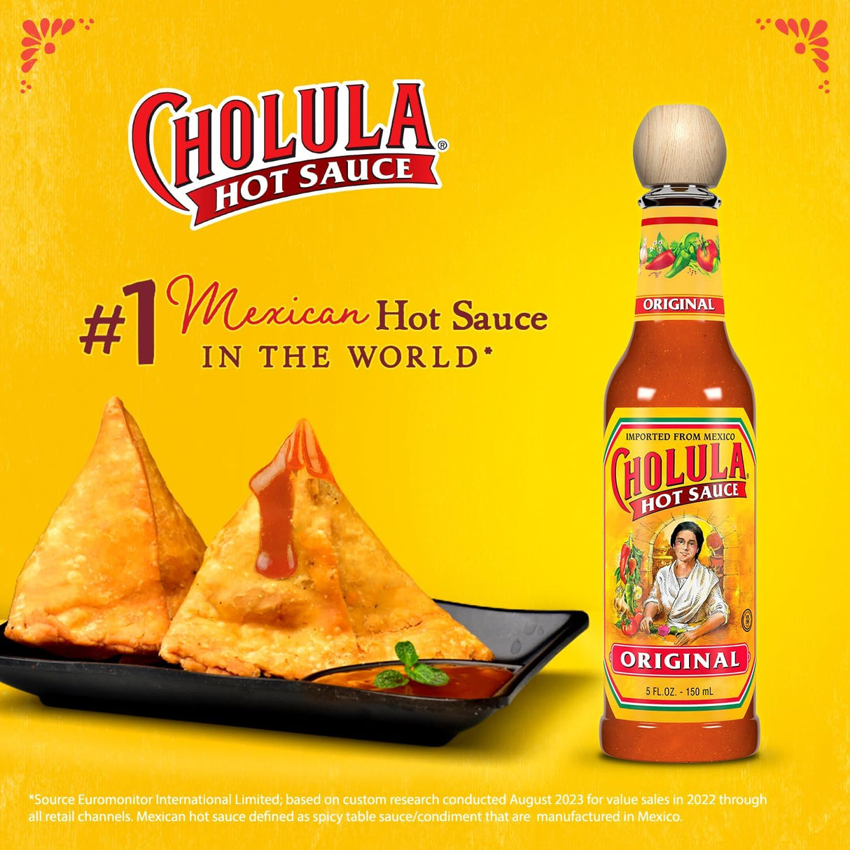 Caja de 12 Piezas de 150 ML c/u de Salsa Picante Cholula Original