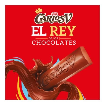 Caja de 28 Exibidores de 16 Piezas de 18 GR c/u de Chocolate Carlos V