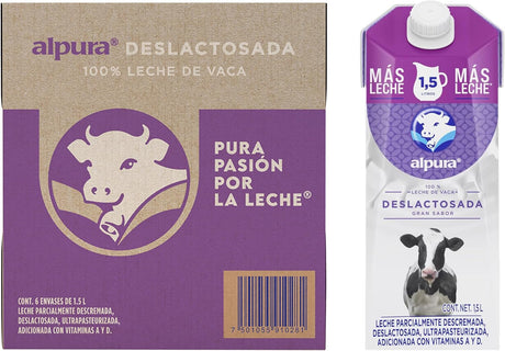 Leche Alpura Deslactosada - Diferentes Presentaciones