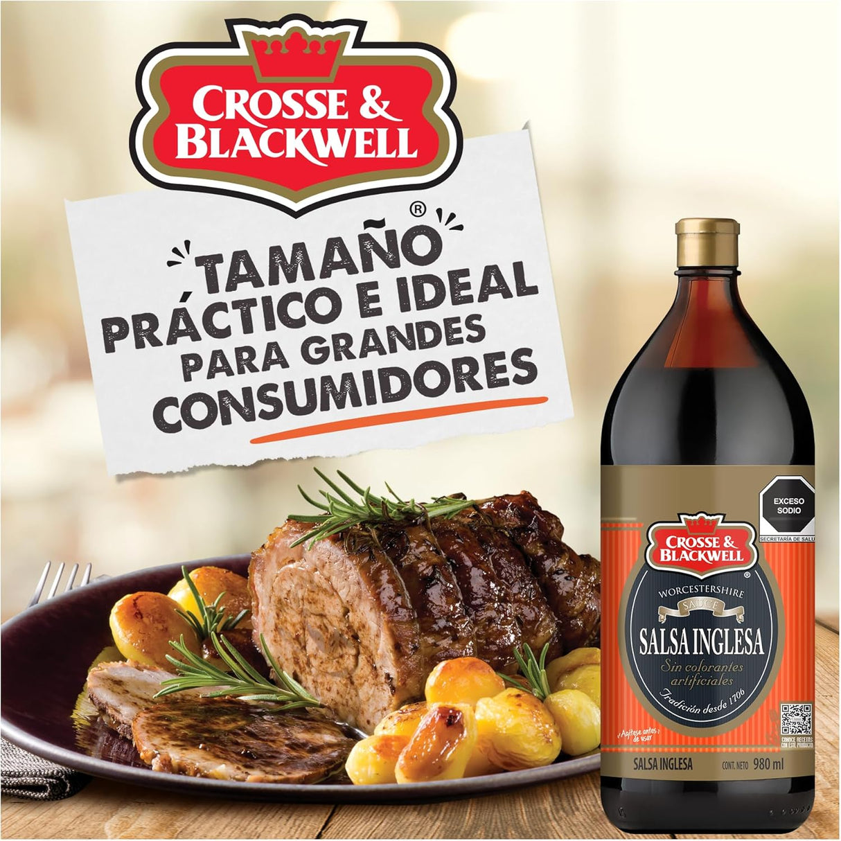 Crosse & Blackwell Salsa Inglesa Original – Diferentes Presentaciones