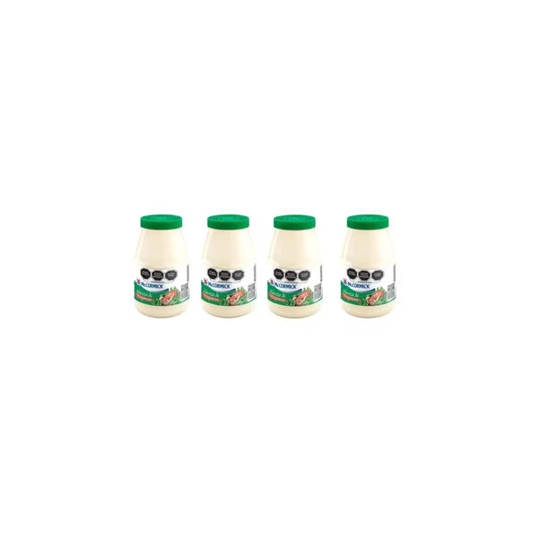 Caja de 4 Piezas de 3.8 KG c/u de Mayonesa Ensaladas Mccormick