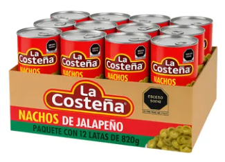 Chiles nachos en lata La Costeña - Diferentes Presentaciones