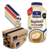 Caja de 12 Piezas de 1KG c/u de Sustituto De Crema Corina