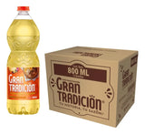 Caja de 12 Piezas de 800ML c/u de Aceite Gran Tradicion 800Ml