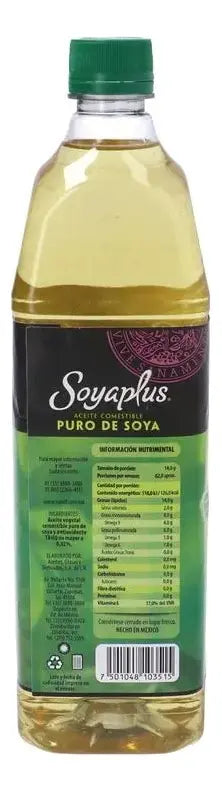 Caja de 12 Piezas de 946ML c/u de Aceite Soya Plus