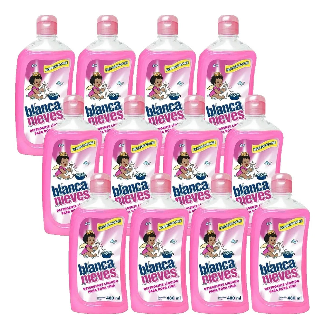 DETERGENTE LIQUIDO BLANCA NIEVES 12/480ML