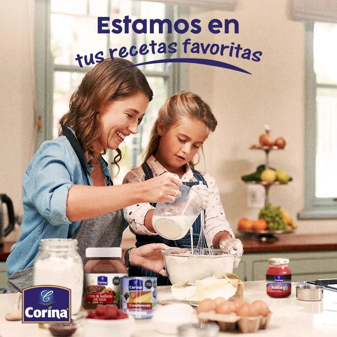 Caja de 12 Piezas de 1KG c/u de Sustituto De Crema Corina