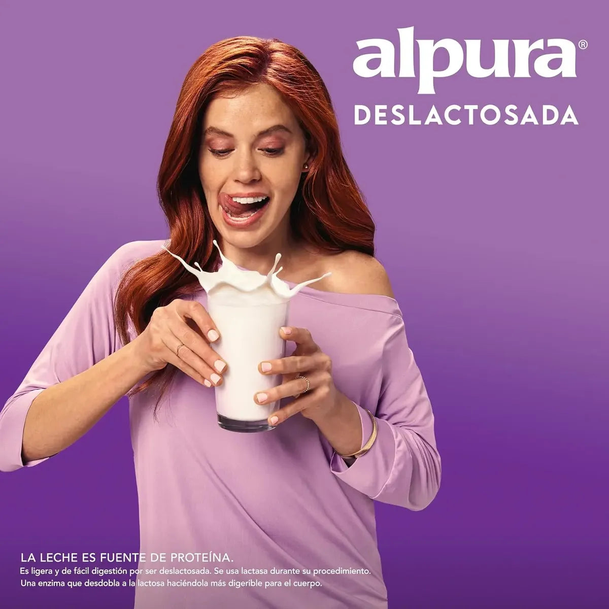 Caja de 12 piezas de 1LT c/u de Leche Alpura Deslactosada Light