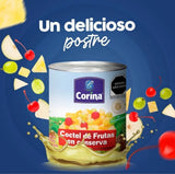 Caja de 12 Piezas de 820GR c/u de Coctel De Frutas Corina