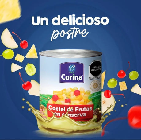 Caja de 12 Piezas de 820GR c/u de Coctel De Frutas Corina