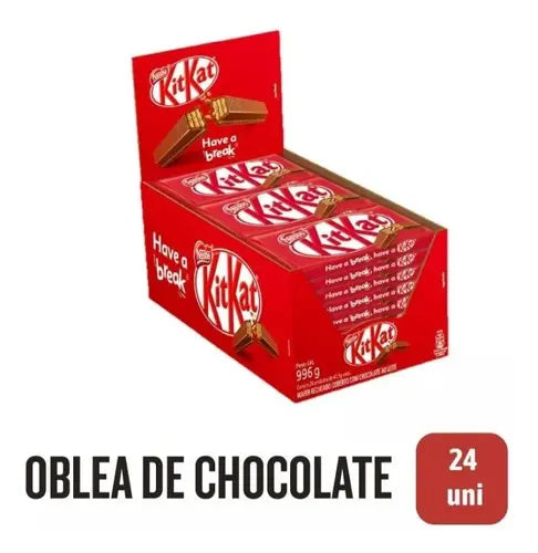 Caja de 24 Piezas de 41.5 GR c/u de Chocolate Kit Kat Fingers