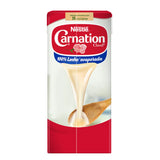Caja de 12 piezas de 1 litro c/u de Leche Evaporada Clavel Carnation