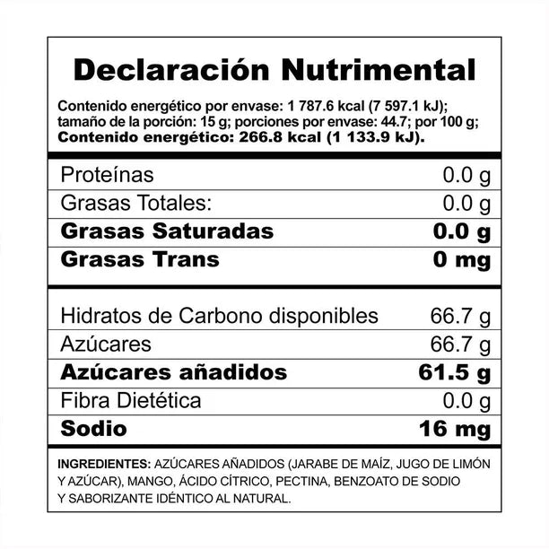 Caja de 24 Piezas de 270 GR c/u de Mermelada Mccormick Mango