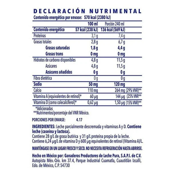 Leche Alpura Clasica - Diferentes Presentaciones