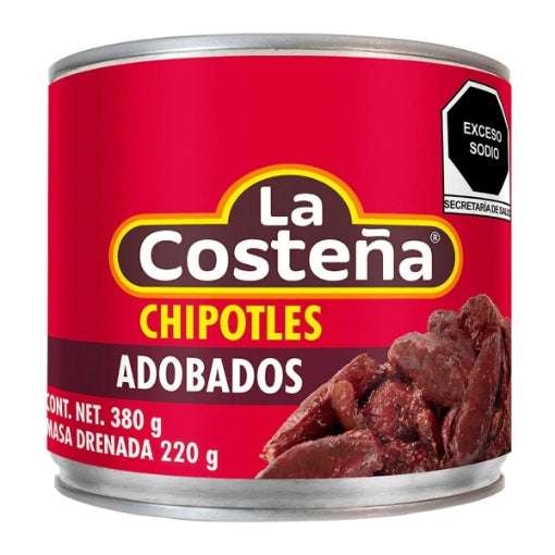 Chiles Chipotles Adobados en Lata La Costeña