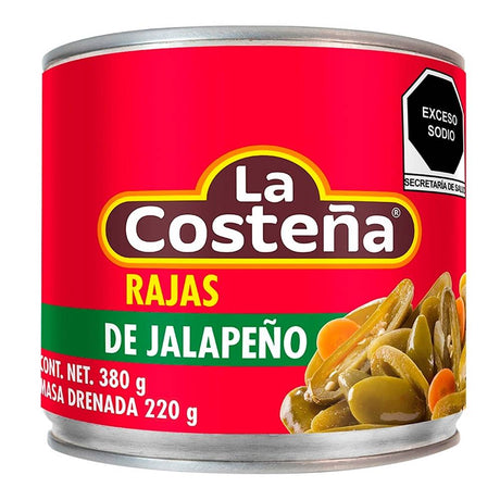 Chiles en rajas en lata La Costeña