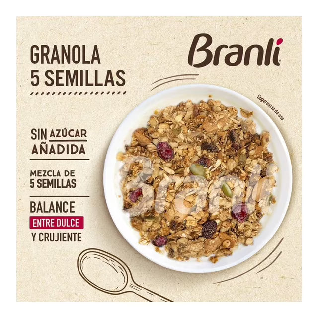 GRANOLA 5 SEMILLAS BRANLI 12/300GR CJ