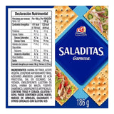 GALLETAS SALADITAS GAMESA 12/186GR CJ