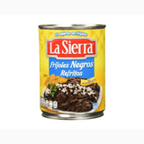 Caja de 12 Piezas de 580GR c/u de Frijoles La Sierra Negros Refritos