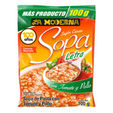 Caja de 12 Piezas de 100 GR c/u La Moderna Instantanea Letra