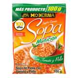 Caja de 12 Piezas de 100 GR c/u La Moderna Instantanea Municion Tomate