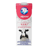 Caja de 12 piezas de 1LT c/u de Leche Alpura Semi