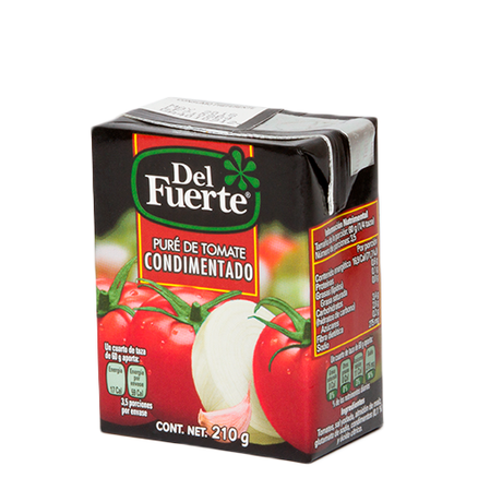 Pure de tomate condimentado Del Fuerte