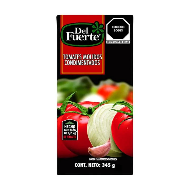 Pure de tomate condimentado Del Fuerte